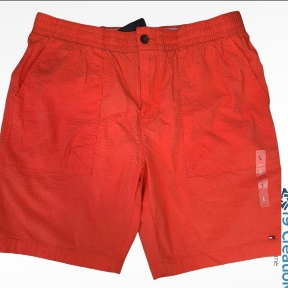 (NWT) Tommy Hilfiger Men's THFLEX 9" inseam Shorts Size- Large - Picture 2 of 7